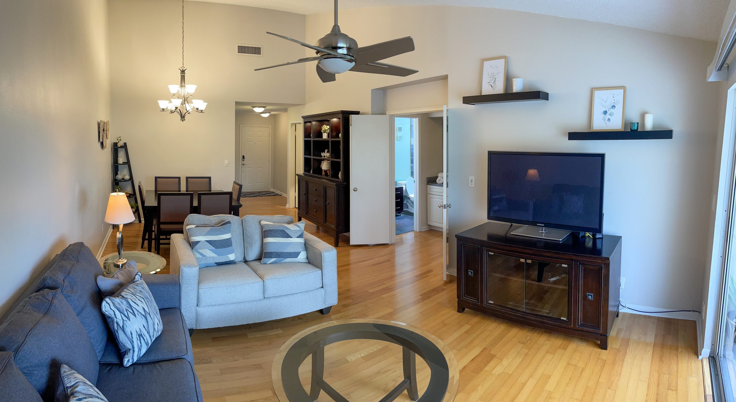 The interior of a luxurious Vacation Rental in St. Petersburg FL